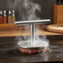 Cookinglife Grill Smashburger Press / Hamburger Press - Premium - Stainless Steel - ø 12 cm
