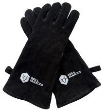 Cookinglife Grill BBQ Gloves / Oven Gloves Black Leather 500 °C - 2 pieces