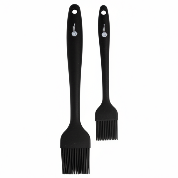Cookinglife Grill Brochas para BBQ / Brochas para hornear - Silicona - 2 unidades - 21 y 25 cm