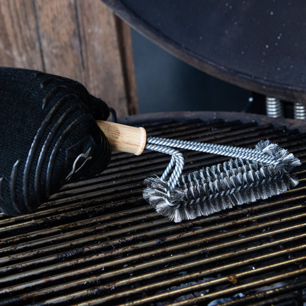 Cookinglife Grill BBQ Cepillo de Limpieza de 3 cabezas
