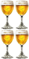 Grimbergen Beer Glasses on Foot - 330 ml - 4 pieces