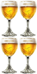 Grimbergen Beer Glasses on Foot - 330 ml - 4 pieces