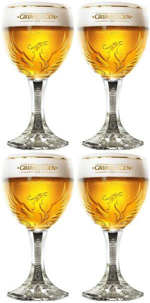 Grimbergen Vasos de cerveza 330 ml - 4 unidades
