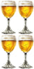 Grimbergen Beer Glasses on Foot - 330 ml - 4 pieces