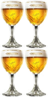 Grimbergen Beer Glasses on Foot - 330 ml - 4 pieces