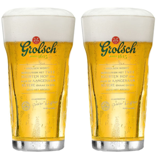 Grolsch vaso de cerveza Craft - 250 ml - 2 piezas