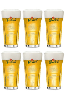 Grolsch Beer Glasses Craft - 250 ml - Set of 6