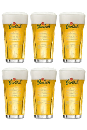 Grolsch Beer Glasses Craft - 250 ml - Set of 6