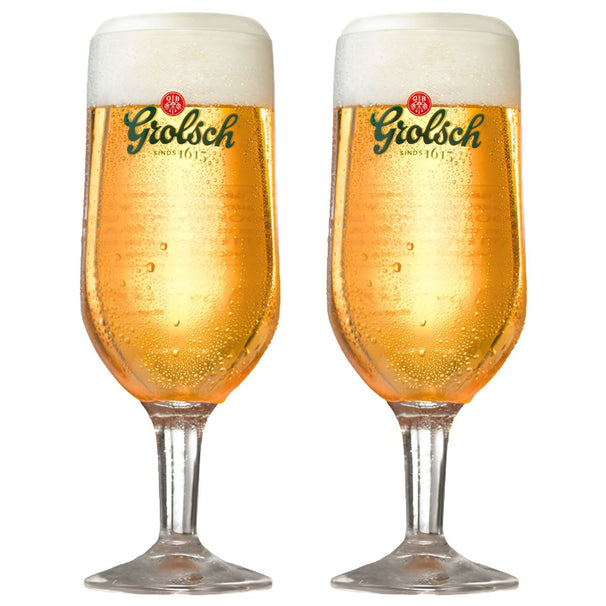 Grolsch vasos de cerveza con pie Classic - 250 ml - 2 piezas