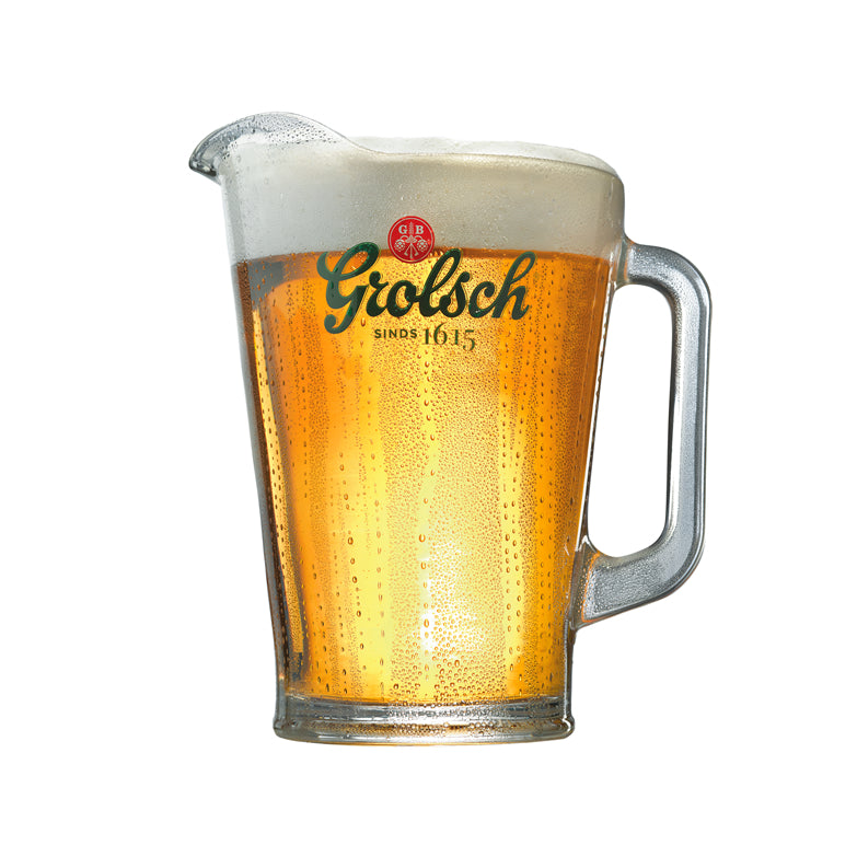 Grolsch Pitcher / Beer Jug - Glass - 1.8 Liter