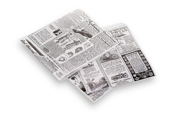 Papel anti-grasa para hamburguesa - bolsas para porciones de pizza 17 x 18 cm - 500 unidades