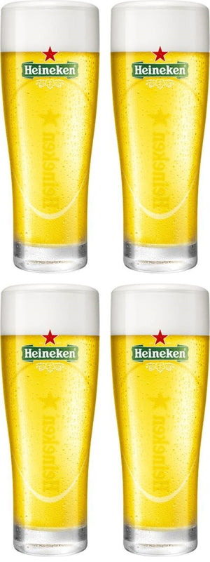 Heineken Beer Glasses Ellipse - 250 ml - 4 pieces