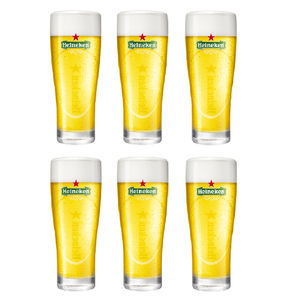 Vasos de cerveza Heineken Ellipse - 250 ml - 6 unidades