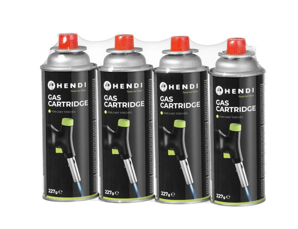 Hendi Recarga de gas butano - 4 unidades