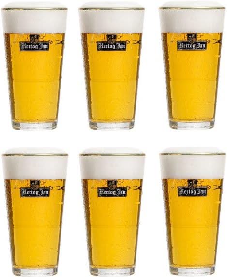 Vasos de cerveza Hertog Jan Vaasje - 250 ml - 6 piezas