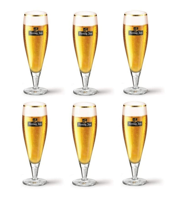 Hertog Jan Beer glasses on Foot - 250 ml - 6 pieces