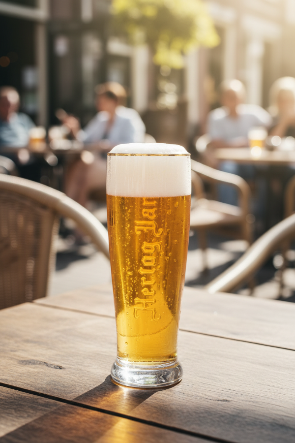 Vasos de cerveza Hertog Jan / Fluitje - 250 ml - 6 unidades