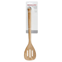 KitchenAid Slotted Turner Core Birchwood 33 cm - Spatula - for Non-stick Pans