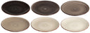 Cookinglife Side Plates / Dessert Plates Delice Grey ø 19 cm - 6 pieces