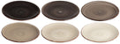 Cookinglife Side Plates / Dessert Plates Delice Grey ø 19 cm - 6 pieces