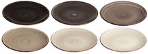 Cookinglife Side Plates / Dessert Plates Delice Grey ø 19 cm - 6 pieces