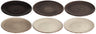 Cookinglife Dinner Plates Delice Gray ø 26.5 cm - 6 pieces