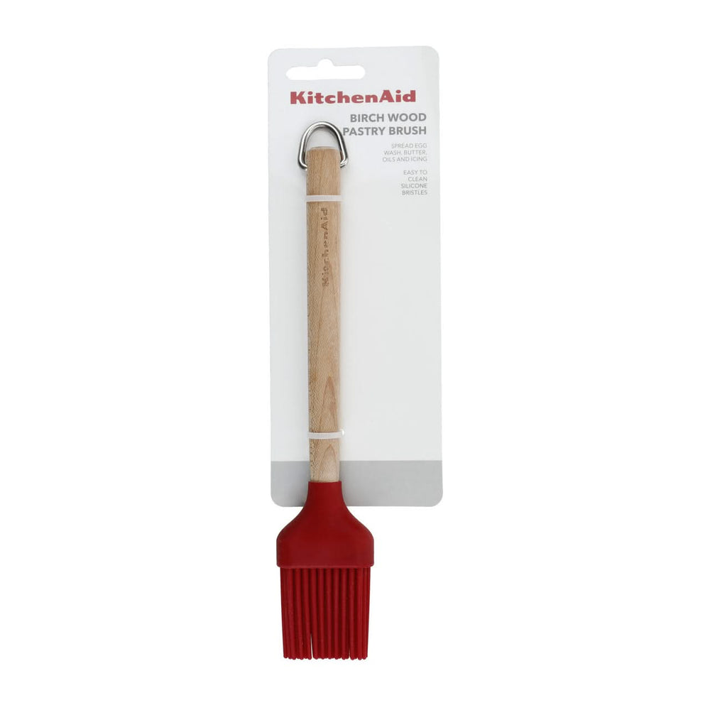 KitchenAid Pastry Brush Core birchwood Empire Red 22 cm - Basting Brush
