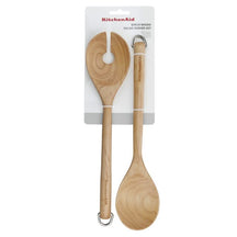 KitchenAid Salad Servers Core Birchwood 2-piece 33 cm - Nonstick-safe