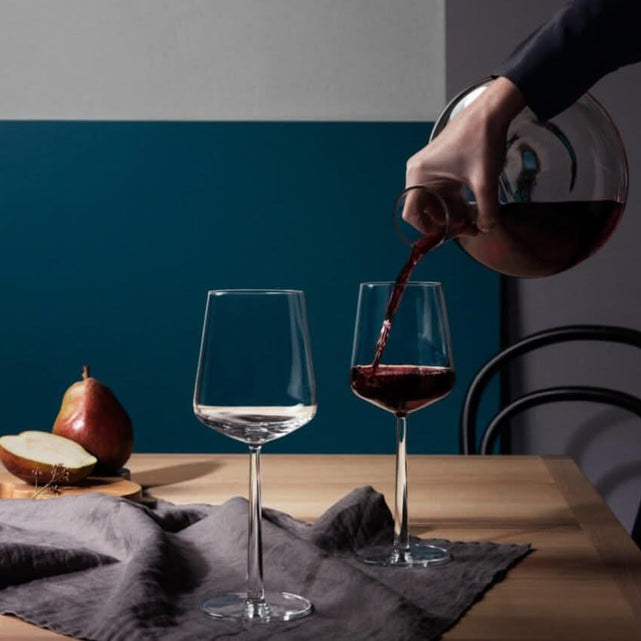 Copas de vino tinto