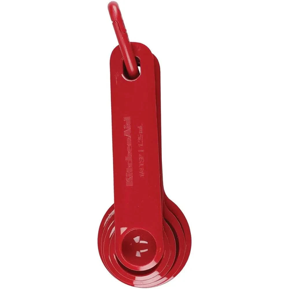 KitchenAid Measuring Spoon set Core Empire Red Plastic 5-piece - 1.25-15-ml