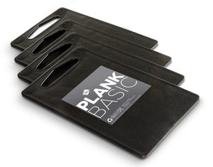 Tablas de cortar básicas Inno Cuisinno - 25 x 15 cm - Negro - 4 piezas