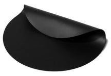 Cookinglife Placemats - Vegan leather - Black - ø 38 cm - 6 pieces