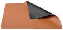 Cookinglife Placemats - Double-sided - Vegan leather - Cognac / Black 46 x 33 cm - 6 pieces
