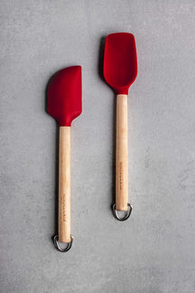 KitchenAid Spatula Set Core Birchwood Silicone Empire Red 2-piece - Nonstick Safe