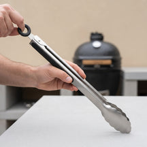 Keij Kamado BBQ Tongs Easy Lock - Stainless Steel - 35 cm