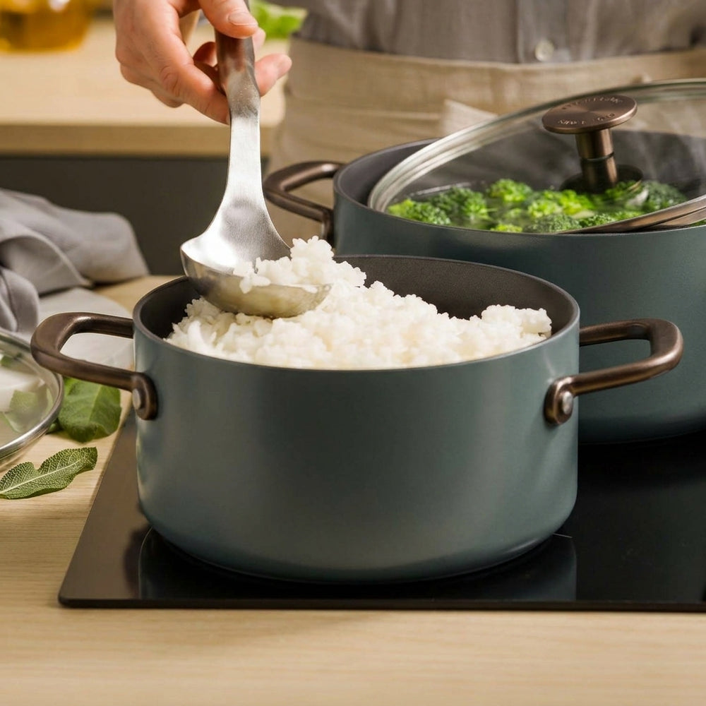 KitchenAid Kookpan Advanced Juniper Black ø 20 cm / 3.1 Liter - sfeerbeeld 2