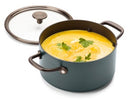 KitchenAid Cooking Pot Advanced Juniper Black ø 24 cm / 4.9 Litres - ceramic non-stick coating