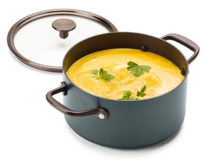KitchenAid Olla Advanced Juniper Black ø 24 cm / 4,9 litros - revestimiento antiadherente cerámico