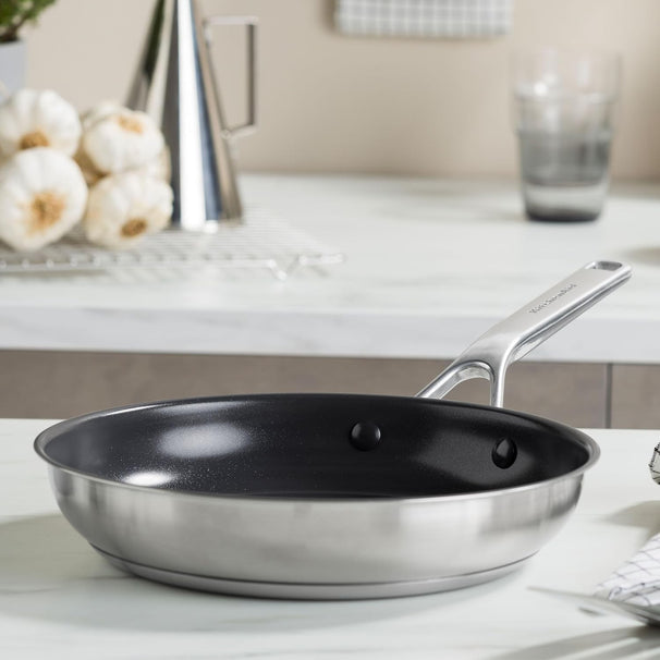 KitchenAid Frying Pan Advanced Stainless Steel ø 28 cm - ceramic non-stick coating