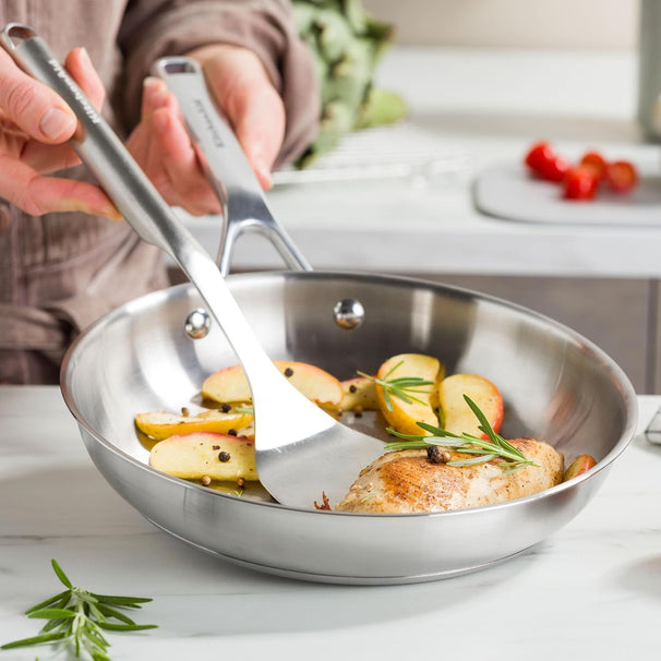 KitchenAid Frying Pan Advanced Stainless Steel ø 28 cm - without non-stick coating