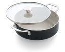KitchenAid Sauté Pan with Lid Aluminium Matte Black ø 28 cm / 4.3 Litres - ceramic non-stick coating