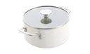 KitchenAid Olla Aluminio White Milkshake ø 24 cm / 4,9 litros - revestimiento antiadherente cerámico