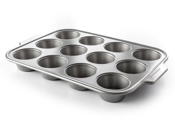 KitchenAid Muffin Tin Aluminized Steel - 12 muffins - 41 x 28 cm - ceramic non-stick coating