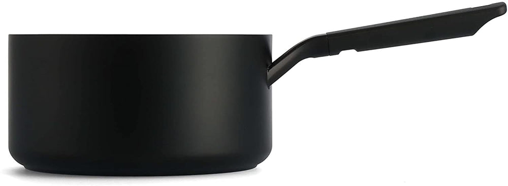 KitchenAid Steelpan Classic Forged Zwart ø 16 cm / 1.5 Liter - zijaanzicht