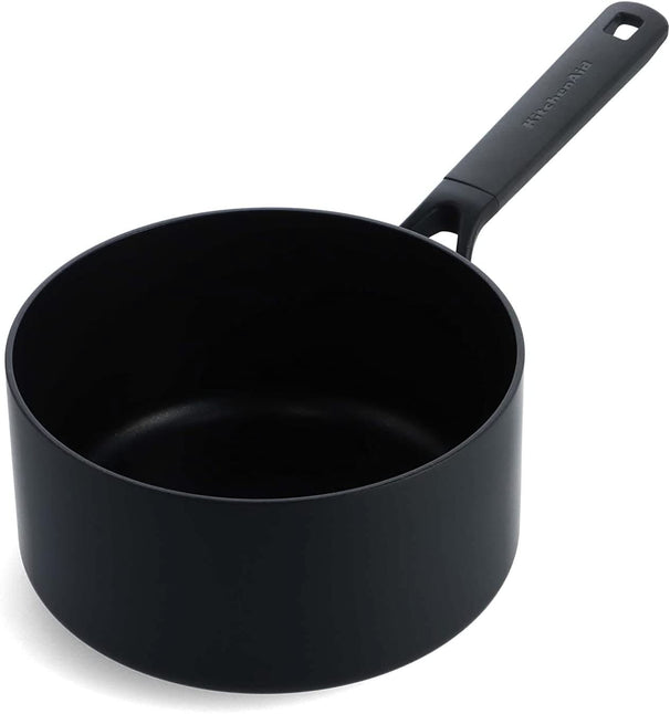 KitchenAid Saucepan Classic Forged Black ø 20 cm / 3.1 Litres - ceramic non-stick coating