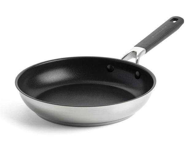KitchenAid Frying Pan Classic Stainless Steel ø 24 cm - ceramic non-stick coating