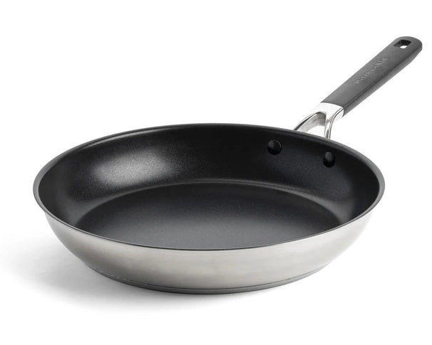 KitchenAid Frying Pan Classic Stainless Steel ø 28 cm - ceramic non-stick coating