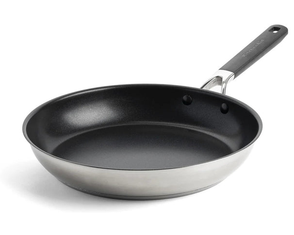 KitchenAid Frying Pan Classic Stainless Steel ø 30 cm - ceramic non-stick coating
