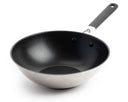 KitchenAid Wok Classic Acero Inoxidable ø 28 cm / 3,7 litros - revestimiento antiadherente cerámico
