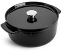 KitchenAid Casserole Cast Iron Onyx Black ø 26 cm / 5.2 Litres - enamelled non-stick coating